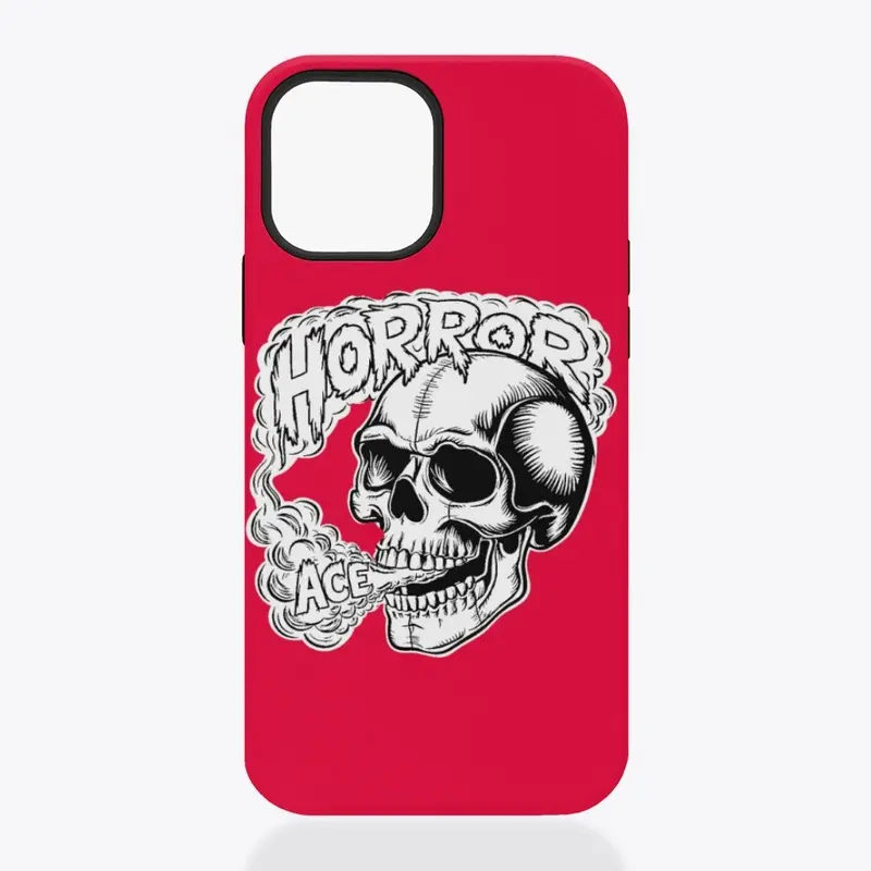 Skull Smokes Horror Ace Iphone Case